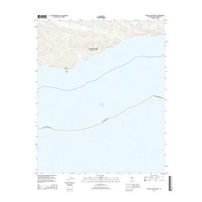 2015 Map of Santa Cruz Island C, 2015 Print