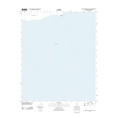 2012 Map of Santa Cruz Island D OE S, 2012 Print