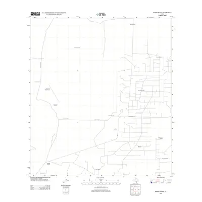 2012 Map of Santa Elena, 2012 Print