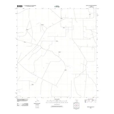 2010 Map of Santa Elena SE, 2010 Print