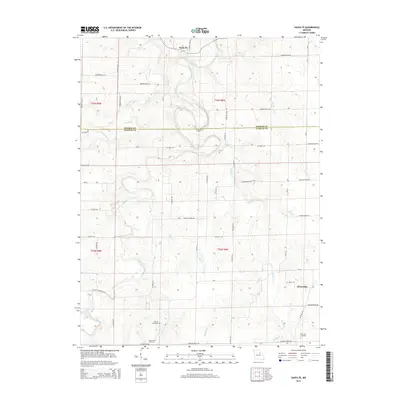 2014 Map of Santa Fe, 2014 Print