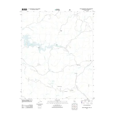 2012 Map of Santa Margarita Lake, 2012 Print