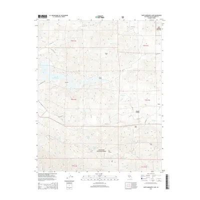 2015 Map of Santa Margarita Lake, 2015 Print