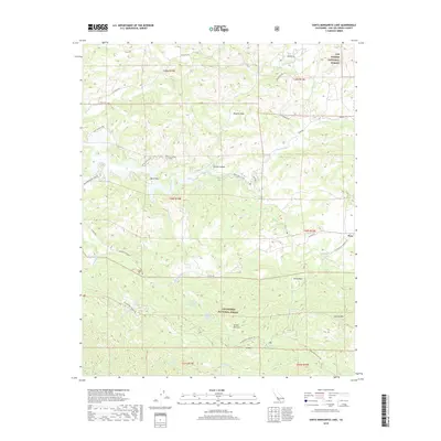 2018 Map of Santa Margarita Lake, 2018 Print