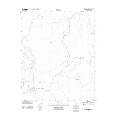 2012 Map of Santa Margarita, 2012 Print