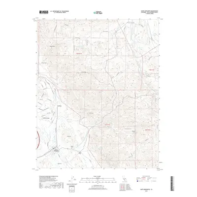 2018 Map of Santa Margarita, 2018 Print