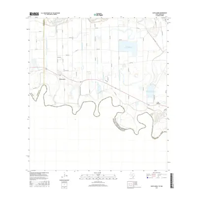 2016 Map of Santa Maria, 2016 Print