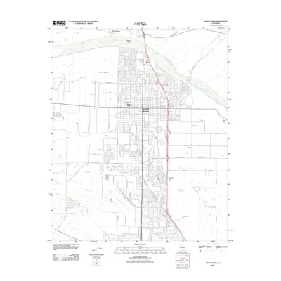 2012 Map of Santa Maria, 2012 Print