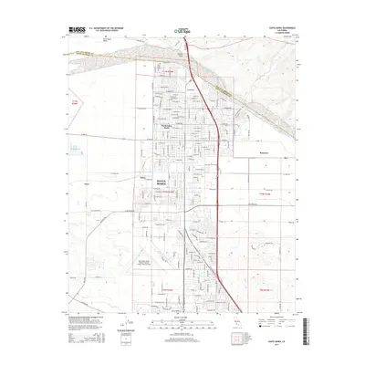 2015 Map of Santa Maria, 2015 Print