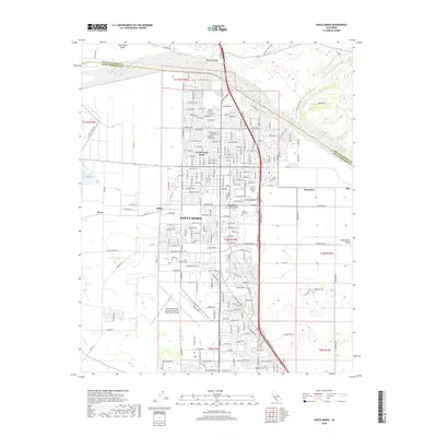 2018 Map of Santa Maria, 2018 Print