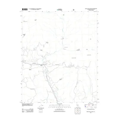 2012 Map of Santa Paula Peak, 2012 Print