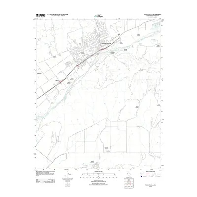 2012 Map of Santa Paula, 2012 Print