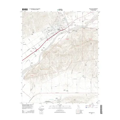 2015 Map of Santa Paula, 2015 Print