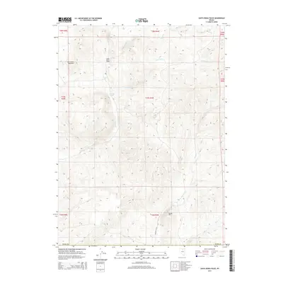 2014 Map of Santa Renia Fields, 2014 Print