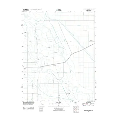 2012 Map of Santa Rita Bridge, 2012 Print