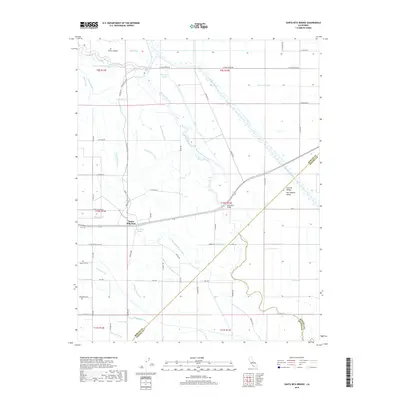 2018 Map of Santa Rita Bridge, 2018 Print