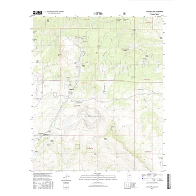 2017 Map of Santa Rita Mine, 2017 Print