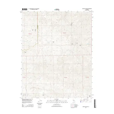 2015 Map of Santa Rita Peak, 2015 Print