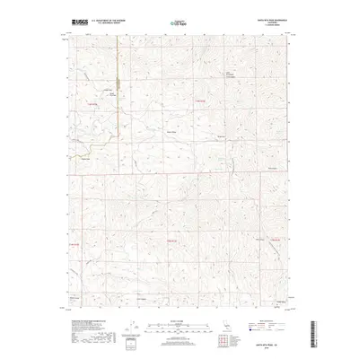 2018 Map of Santa Rita Peak, 2018 Print
