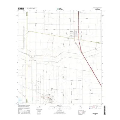 2016 Map of Santa Rosa, 2016 Print