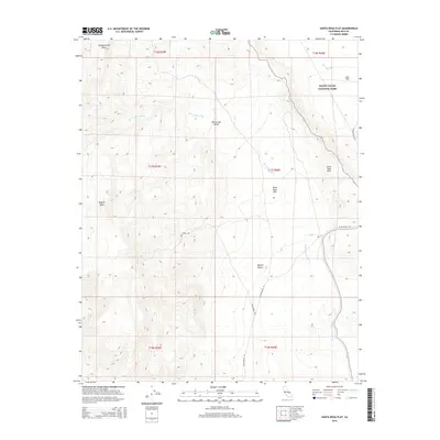 2015 Map of Santa Rosa Flat, 2015 Print