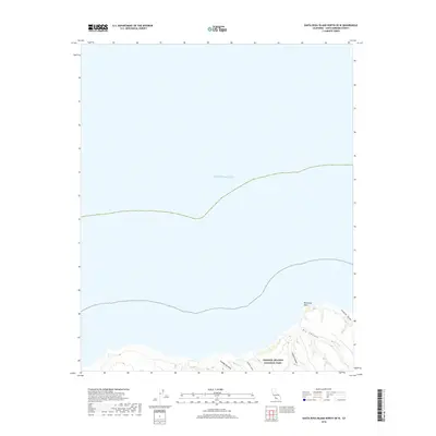 2018 Map of Santa Rosa Island North OE W, 2018 Print