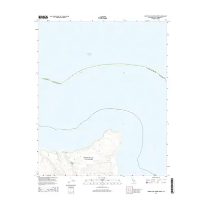 2015 Map of Santa Rosa Island North, 2015 Print