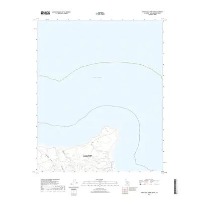 2018 Map of Santa Rosa Island North, 2018 Print