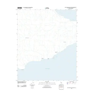 2012 Map of Santa Rosa Island South, 2012 Print
