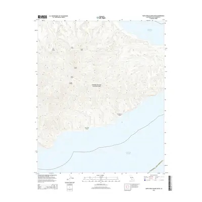 2015 Map of Santa Rosa Island South, 2015 Print