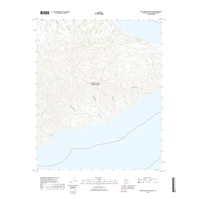2018 Map of Santa Rosa Island South, 2018 Print