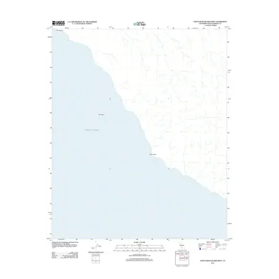 2012 Map of Santa Rosa Island West, 2012 Print