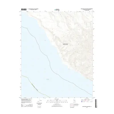 2015 Map of Santa Rosa Island West, 2015 Print
