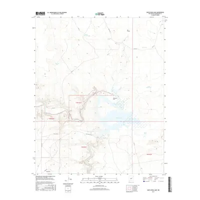 2017 Map of Santa Rosa Lake, 2017 Print