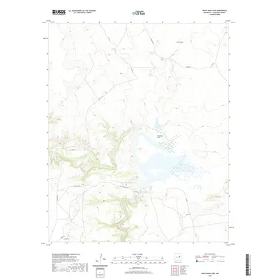 2020 Map of Santa Rosa Lake, 2020 Print