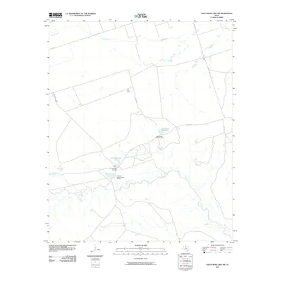 2010 Map of Santa Rosa Lake NW, 2010 Print