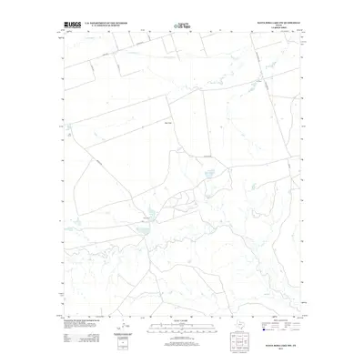 2012 Map of Santa Rosa Lake NW, 2012 Print