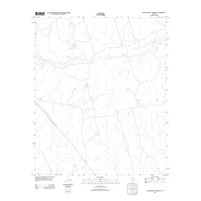 2013 Map of Santa Rosa Lake SW, 2013 Print