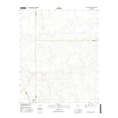 2016 Map of Santa Rosa Lake SW, 2016 Print