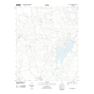 2011 Map of Santa Rosa Lake, 2011 Print