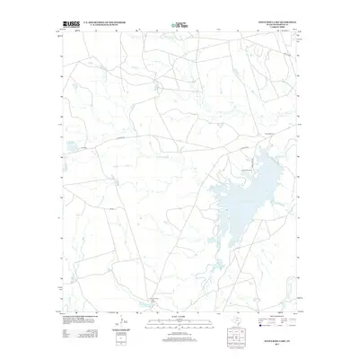 2013 Map of Santa Rosa Lake, 2013 Print