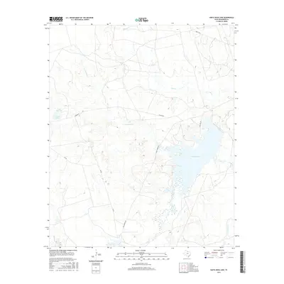 2016 Map of Santa Rosa Lake, 2016 Print