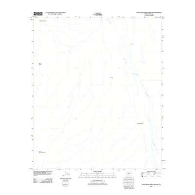 2011 Map of Santa Rosa Mountains NE, 2011 Print