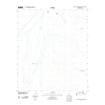 2011 Map of Santa Rosa Mountains NW, 2011 Print