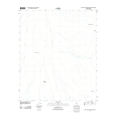 2011 Map of Santa Rosa Mountains SW, 2011 Print