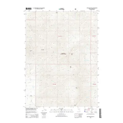 2015 Map of Santa Rosa Peak, 2015 Print