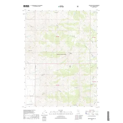 2018 Map of Santa Rosa Peak, 2018 Print