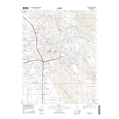2015 Map of Santa Rosa, 2015 Print
