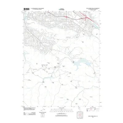 2012 Map of Santa Teresa Hills, 2012 Print