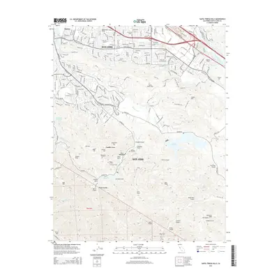 2015 Map of Santa Teresa Hills, 2015 Print